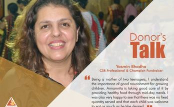 Yasmin Bhaddha talks about her donation experience | Annamrita