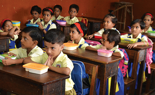 Colouring the lives of underprivileged students: Ideas to support poor children.